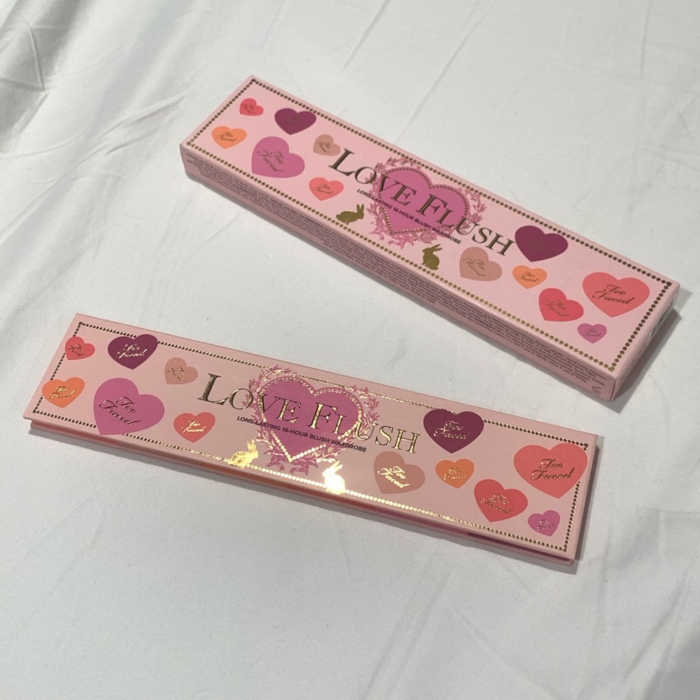 SOLD HTF Too Faced Love Flush Blush Wardrobe